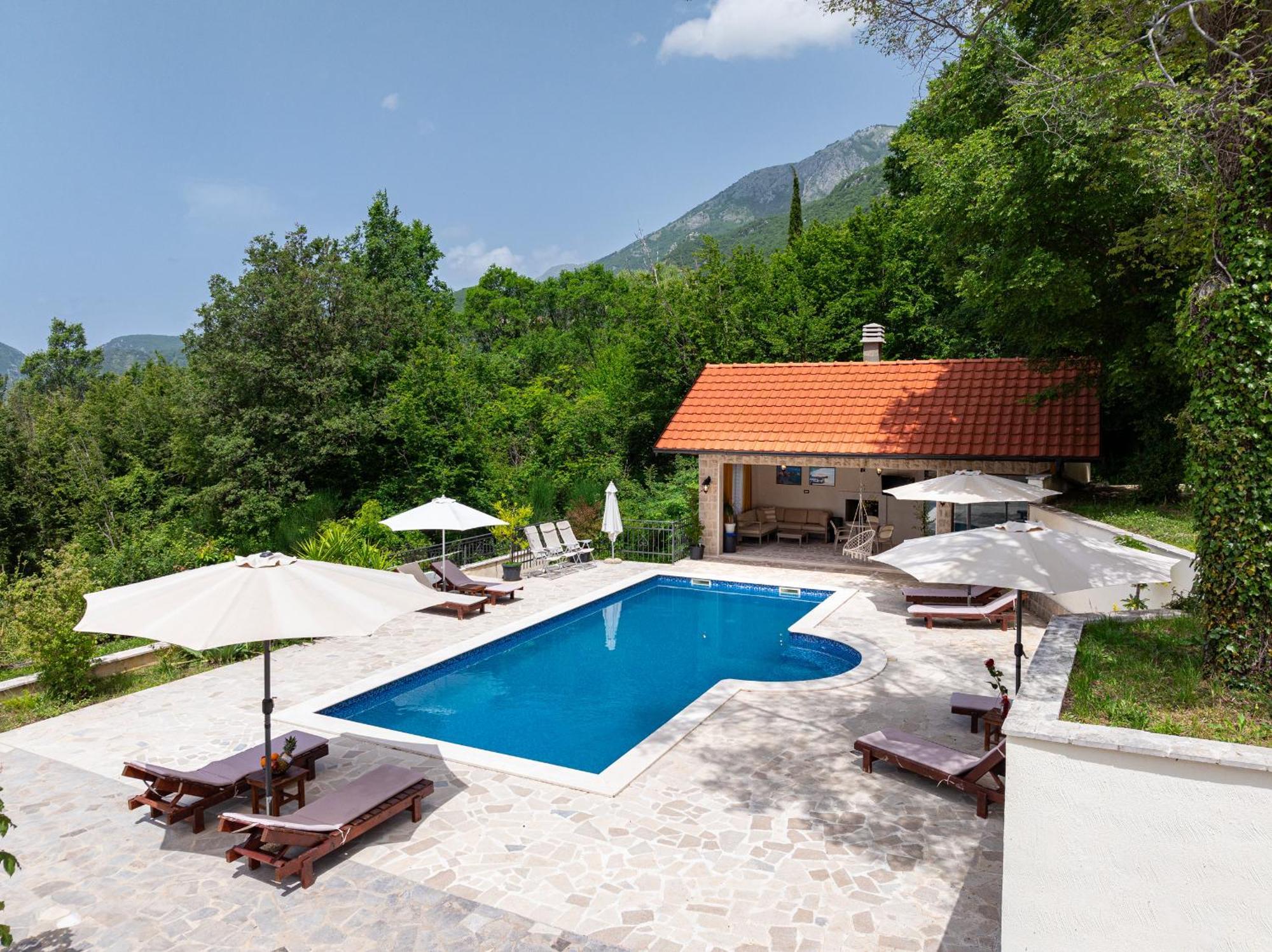 Sunset & Sunrise Villas In Stanisici-Two Villas With Common Pool Budva Eksteriør billede